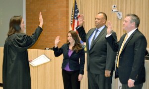 Judge Michelle Gehlsen swears in