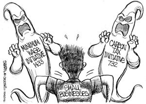 Small business and state initiatives | Cartoon for Oct. 27