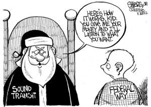 Give me your money and I'll listen | Cartoon for Dec. 1