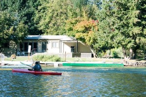 Kayaking is popular on the Sammamish River