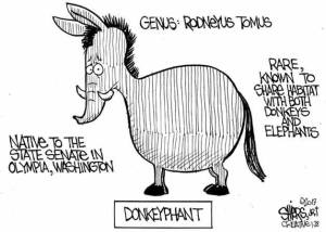 Donkeyphant - Genus: Rodney Tomus | Cartoon for Jan. 30