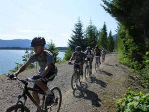 Bothell's Boy Scout Varsity Team 651 on its recent bike-adventure trip.