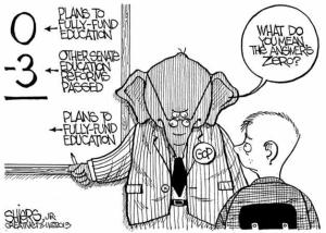 What do you mean the answer is zero? | Cartoon for March 11