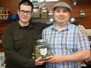 Father and son Levi Shade