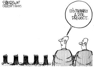 It's probably a PSE project ... | Cartoon for March 26