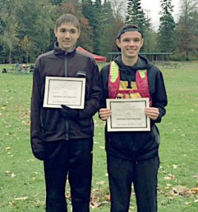 Gavin Parpart and Nick Laccinole qualified for the state cross country meet.