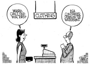 In a container down on the waterfront | Cartoon for Feb. 18