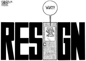 Resign: State Auditor Troy Kelley | Cartoon for May 5