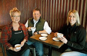 Social Ground coffee owners (from left) Wendy Armstrong