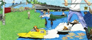 The public is invited to a ribbon cutting event for the Kenmore Living History Mural