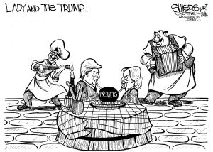 The third presidential debate is tomorrow night | Cartoon