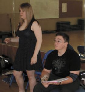 Director Emily Hurtin and her technical partner