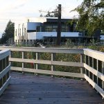 A large wetland area dominates the land at the front of the North Creek campus, and will be a living lab for biology students. The campus is designed to allow the maximum amount of natural light and offers panoramic views of the surrounding natural areas from the two-story library at the school&rsquo;s entrance. JOHN WILLIAM HOWARD/Bothell-Kenmore Reporter