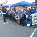 The Canyon Park Junior High jazz band performed for Bothell residents during the event.