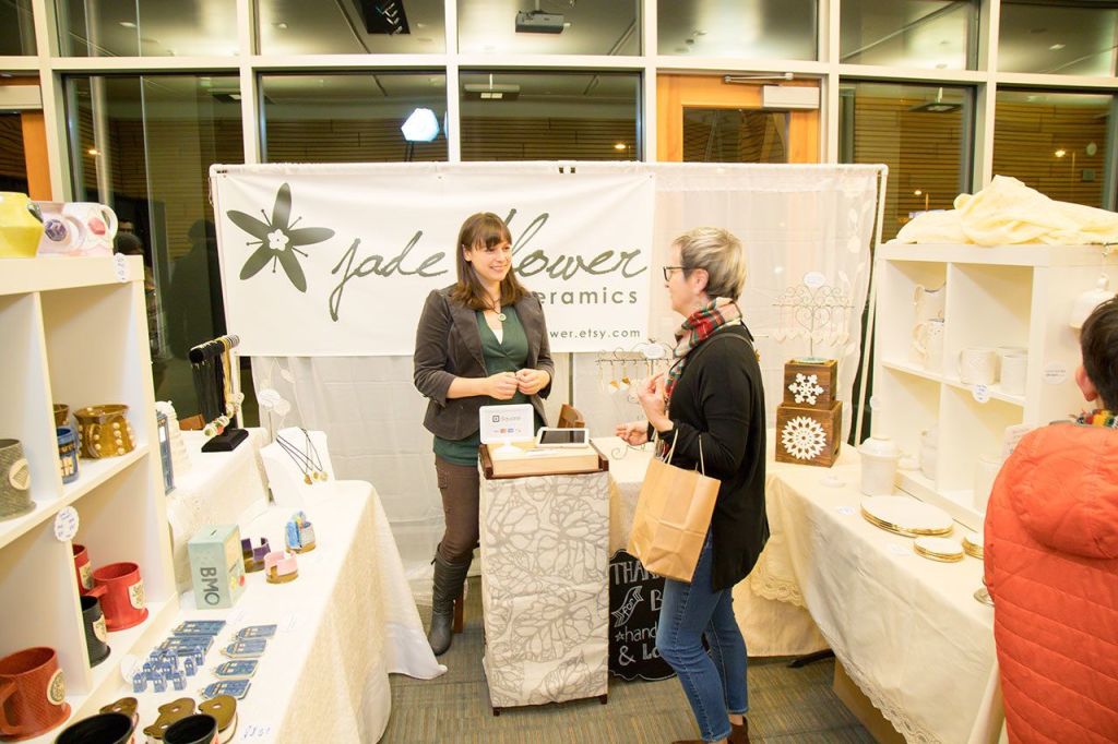 The holiday market featured fine handmade arts and crafts, including woodwork, jewelry, glasswork, ceramics and decorations, made by local artists. Heston Photography