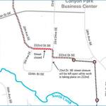 This map shows the planned closure for Dec. 17. Submitted art