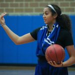 Bothell senior Taya Corosdale calls to a teammate during preseason practice in late November. Corosdale promises to be one of the top players in the state of Washington this winter. JOHN WILLIAM HOWARD/Bothell-Kenmore Reporter