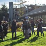 University of Washington Bothell students collaborate on a video project for their &ldquo;Arts in Context: Contemporary Muslim Artists&rdquo; course. IVAN CHUNG / Contributed photo