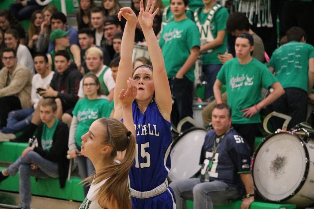 Bothell sophomore Kelsey Hudson scored 11 points, including a big stretch in the third quarter, in Bothell&rsquo;s win over Woodinville on Jan. 6. JOHN WILLIAM HOWARD/Bothell-Kenmore Reporter