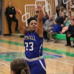 Bothell senior Jada Romulus finished with eight points and played a big role bringing the ball up the floor in the Cougars&rsquo; win over Woodinville on Jan. 6. JOHN WILLIAM HOWARD/Bothell-Kenmore Reporter