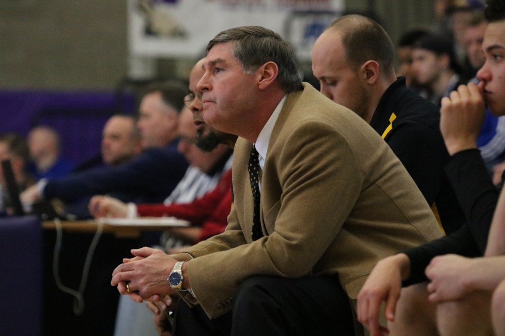 Inglemoor boys basketball coach Greg Lowell has coached the Vikings for the better part of three decades. JOHN WILLIAM HOWARD/Bothell-Kenmore Reporter