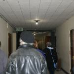 Open house attendees walk through a hallway during a tour of the St. Edward Seminary on Feb. 11. CATHERINE KRUMMEY / Kenmore Reporter