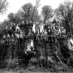 This historical photo shows just how large the Coast Redwood trees can grow. Contributed/City of Kenmore
