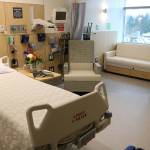 Patient rooms in EvergreenHealth&rsquo;s 4 Silver facility include a private area with a pull-out bed which can be sectioned off with a curtain. JOHN WILLIAM HOWARD/Kirkland Reporter