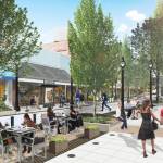 An artist&rsquo;s rendering shows what Main Street will look like once the enhancements are complete. City of Bothell/Submitted art