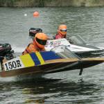 Boat racer Kierra Marquard of Puyallup competes at a previous Kenmore Hydroplane Cup race. The fourth annual slough race event will return to Kenmore on April 8 (photo courtesy of Jan Shaw).