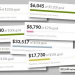 Measures of success from a selection of GoFundMe campaigns by or for people in Snohomish County.