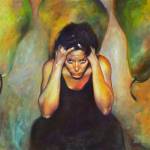 This piece by artist Liana Bennett will be featured in the &ldquo;Protest Art&rdquo; show at Tsuga Fine Art and Cascadia College this month. Submitted art