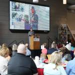 Northshore School District Superintendent Michelle Reid speaks at the Northshore Schools Foundation&rsquo;s All in for Kids luncheon. CATHERINE KRUMMEY / Bothell Reporter