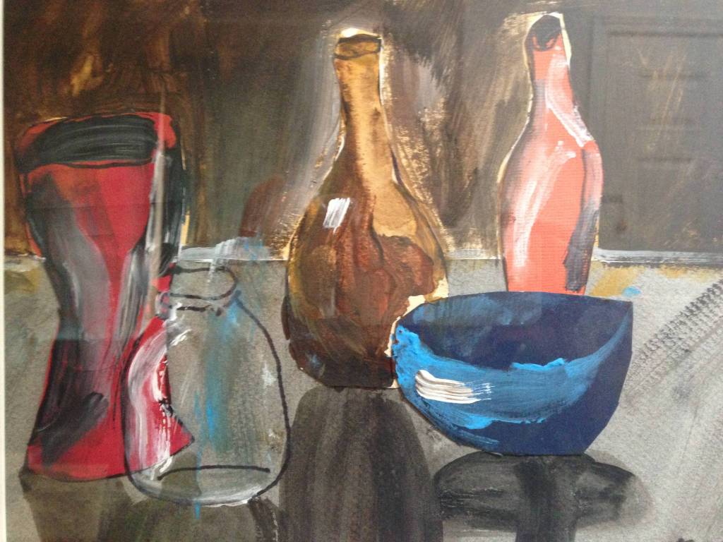 &ldquo;Still Life with Bottles&rdquo; by Rey Daoed is one of the pieces featured in the Museum of Special Art&rsquo;s &ldquo;Inner Reflections of Autism&rdquo; exhibit. Contributed photo