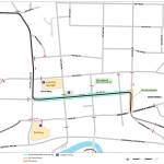 A map shows this year&rsquo;s parade route for the Fourth of July Freedom Festival in Bothell. Submitted art