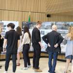 University of Washington students hold an open house at Bothell City Hall as part of their storefront studio class. CATHERINE KRUMMEY, Bothell/Kenmore Reporter