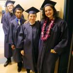 Northshore Networks graduates get ready to receive their diplomas. Courtesy of Northshore School District.