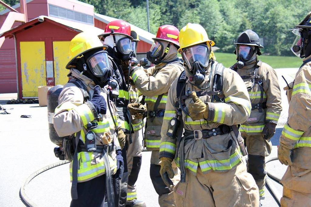 WANIC Fire & EMS students pose for a photo during a training session. Courtesy photo