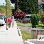Kenmore celebrates new sidewalks along NE 181st St.