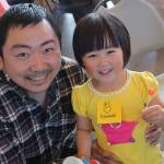 Robert Gao poses with his daughter Ashley, 2, during the #WhyILoveKenmore Summer Party Saturday. Megan Campbell, Bothell/Kenmore Reporter
