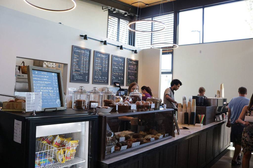 Diva Espresso anchors the Hangar building. It celebrated its grand opening Saturday. Megan Campbell, Bothell/Kenmore Reporter