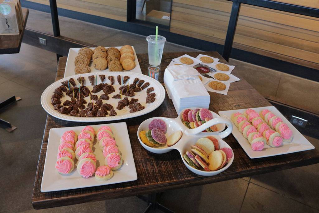 Diva Espresso put out little treats for people during the #WhyILoveKenmore event. Megan Campbell, Bothell/Kenmore Reporter