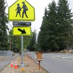 The new signal at at 35th Avenue Southeast and 214th Place Southeast in front of Canyon Creek Elementary and Skyview Middle School. Megan Campbell, Bothell/Kenmore Reporter