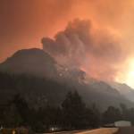 The Eagle Creek fire in Oregon has hit the state financially as it shut down I-84 and people were not able to get to popular tourist destinations in the area. Courtesy of Mike Groff