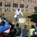 Woodmoor students got to learn about honey bees during Outdoor Education Day with PACE on Sept. 22. Megan Campbell, Bothell/Kenmore Reporter