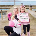 Janae Smith and her daughter Brooklyn decked out in pink in support of breast cancer awareness. Courtesy of Jami West Photography