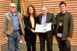 Kenmore recognizes long-time resident Droge for work to spread city’s story