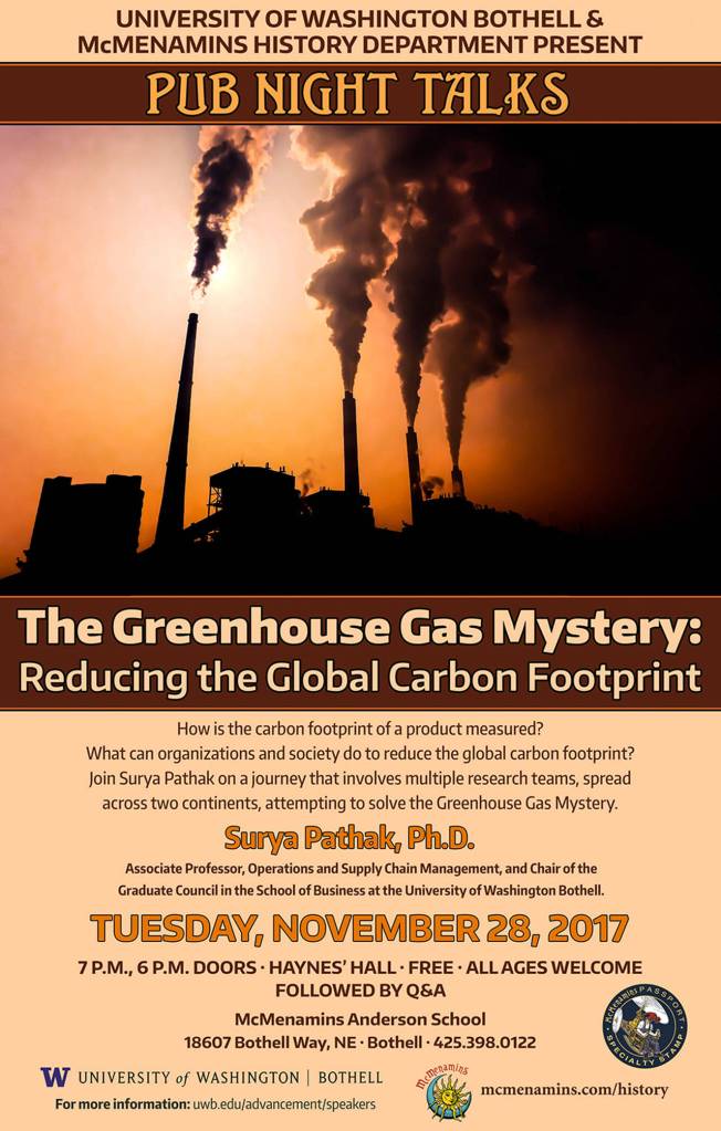 UW professor speaks on greenhouse gases at McMenamins Anderson School
