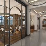 A rendering of what the Lodge at St. Edwards lobby and lounge area could look like. Courtesy of Daniels Real Estate