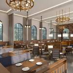 A rendering of what the Lodge at St. Edwards lobby and lounge area could look like. Courtesy of Daniels Real Estate